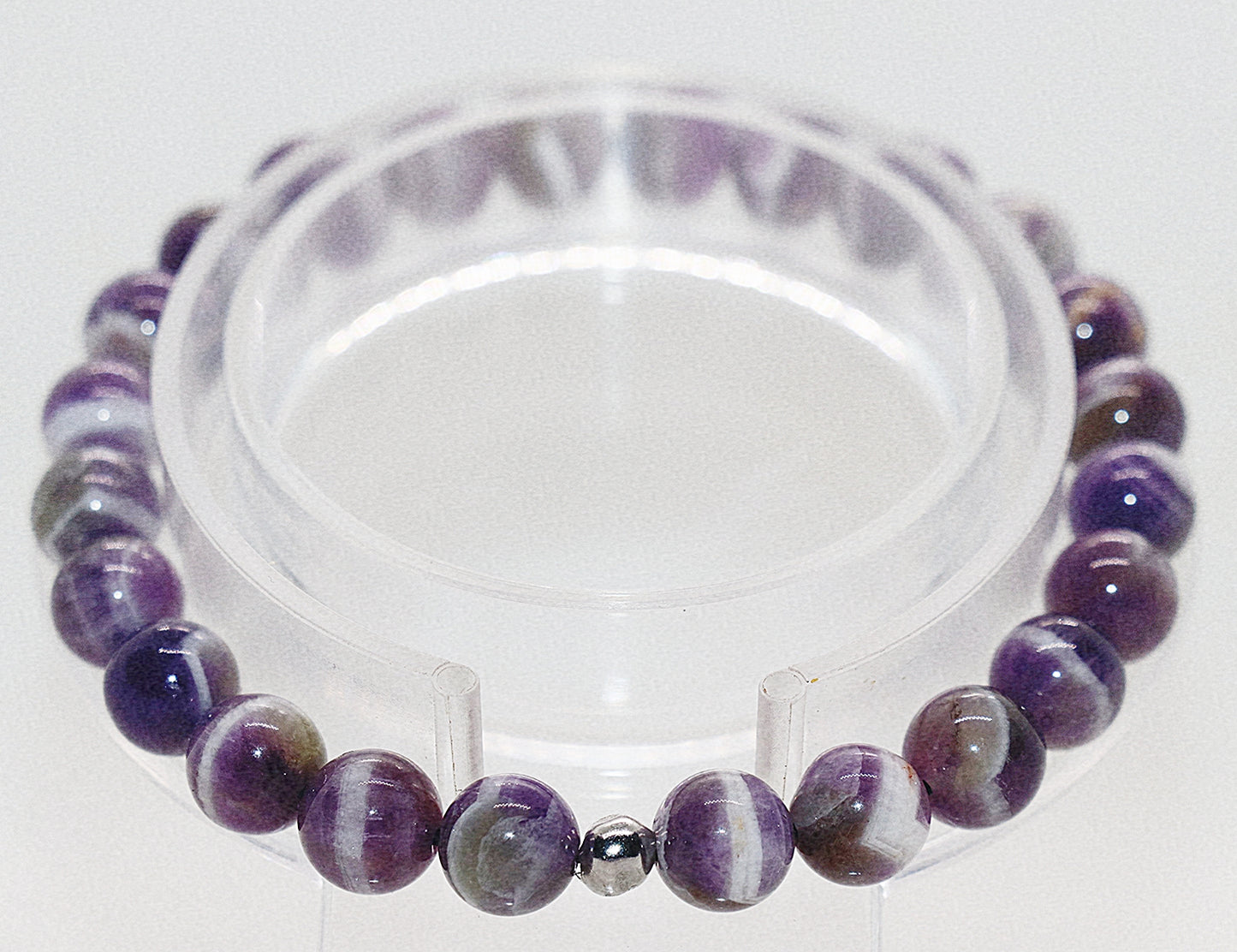 Flower Amethyst Gemstone Bracelet
