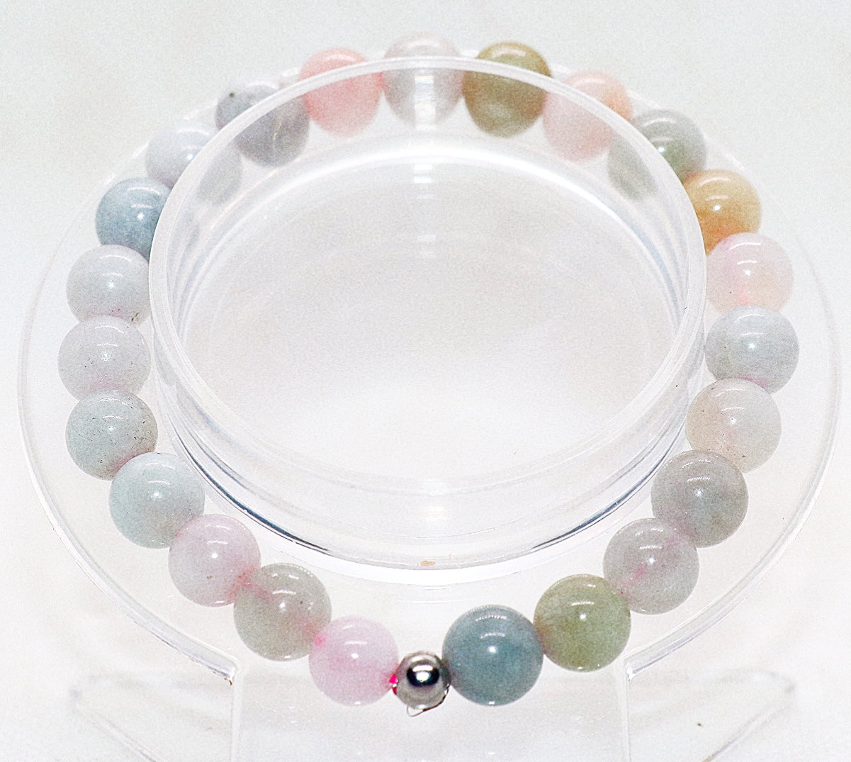 Morganite Gemstone Bracelet