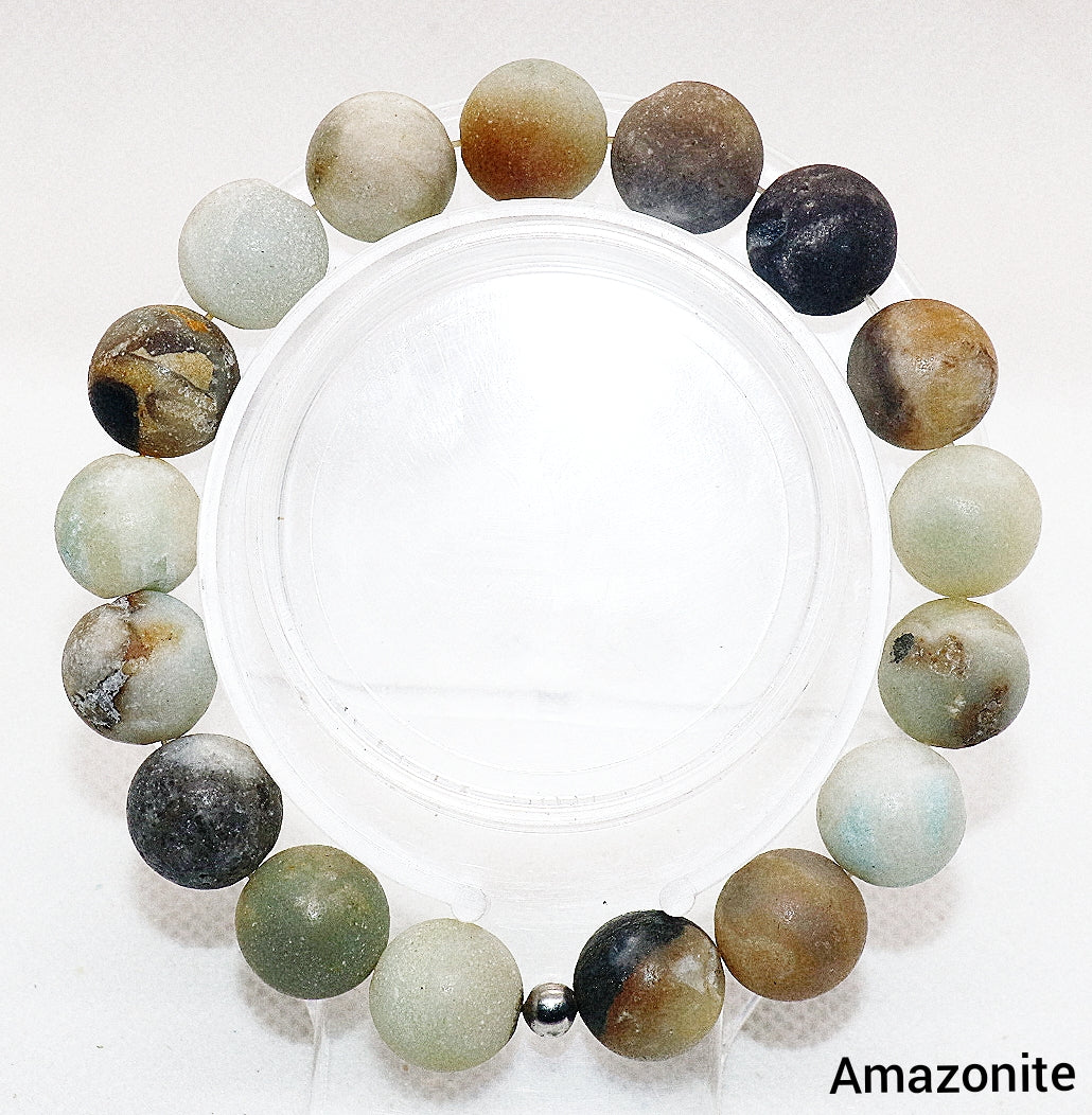 Pulsera de piedras preciosas de amazonita