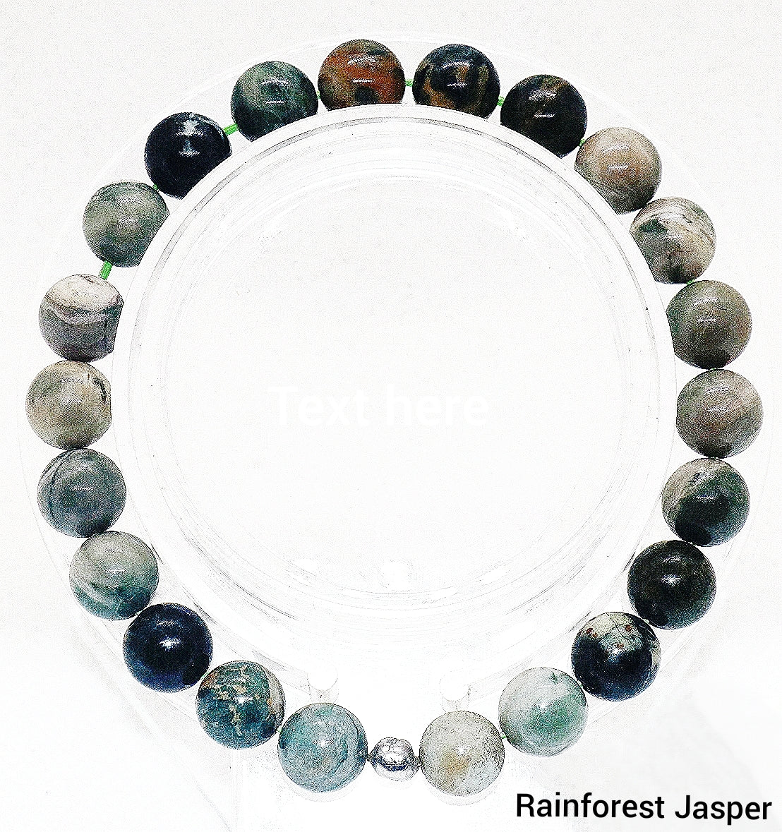Rainforest Jasper Gemstone Bracelet