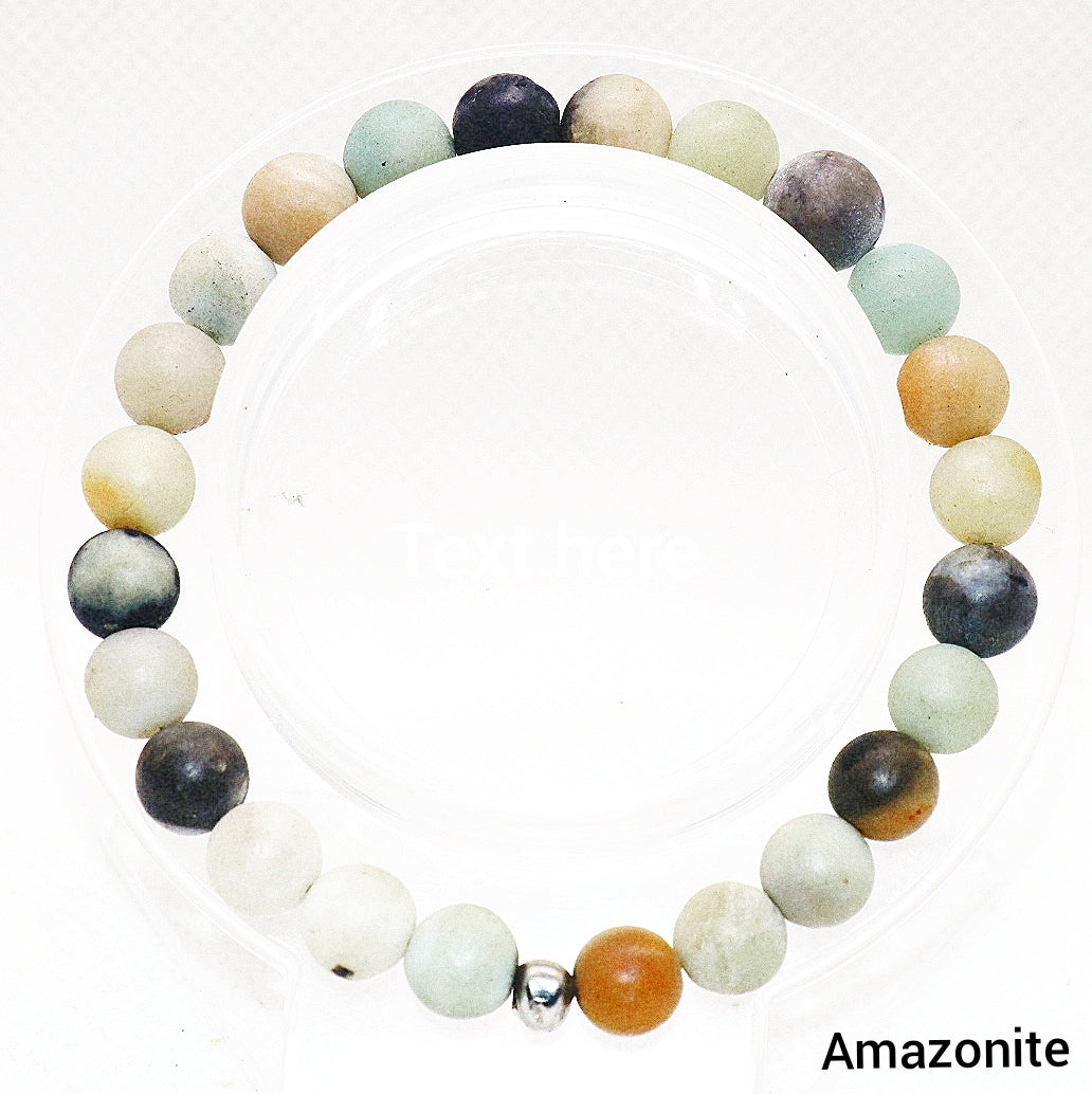 Pulsera de piedras preciosas de amazonita