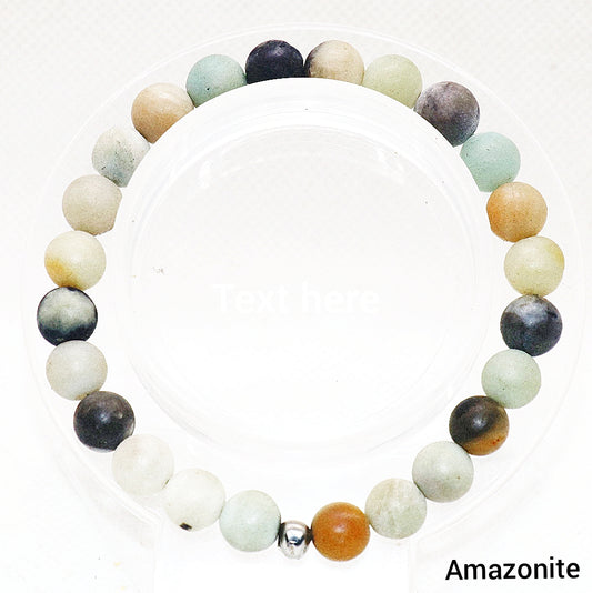 Pulsera de piedras preciosas de amazonita