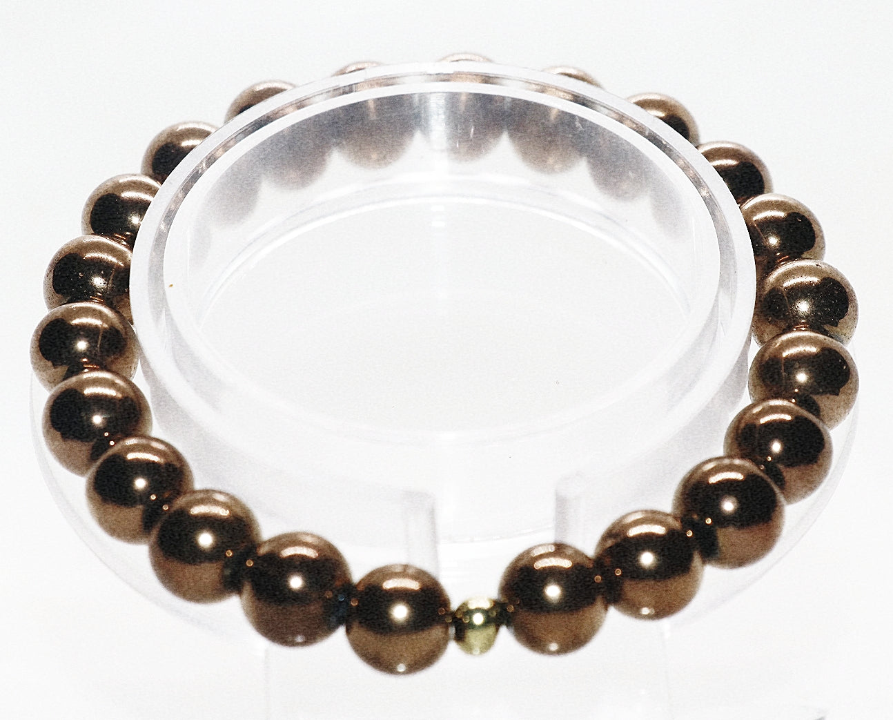 Copper Hematite Gemstone Bracelet