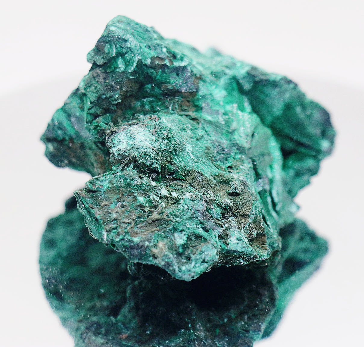 Piedra preciosa de malaquita en bruto