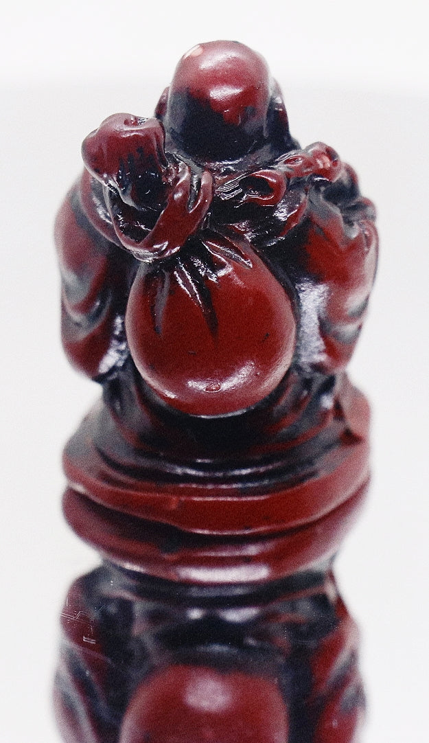 Min Buda feliz de granate rojo