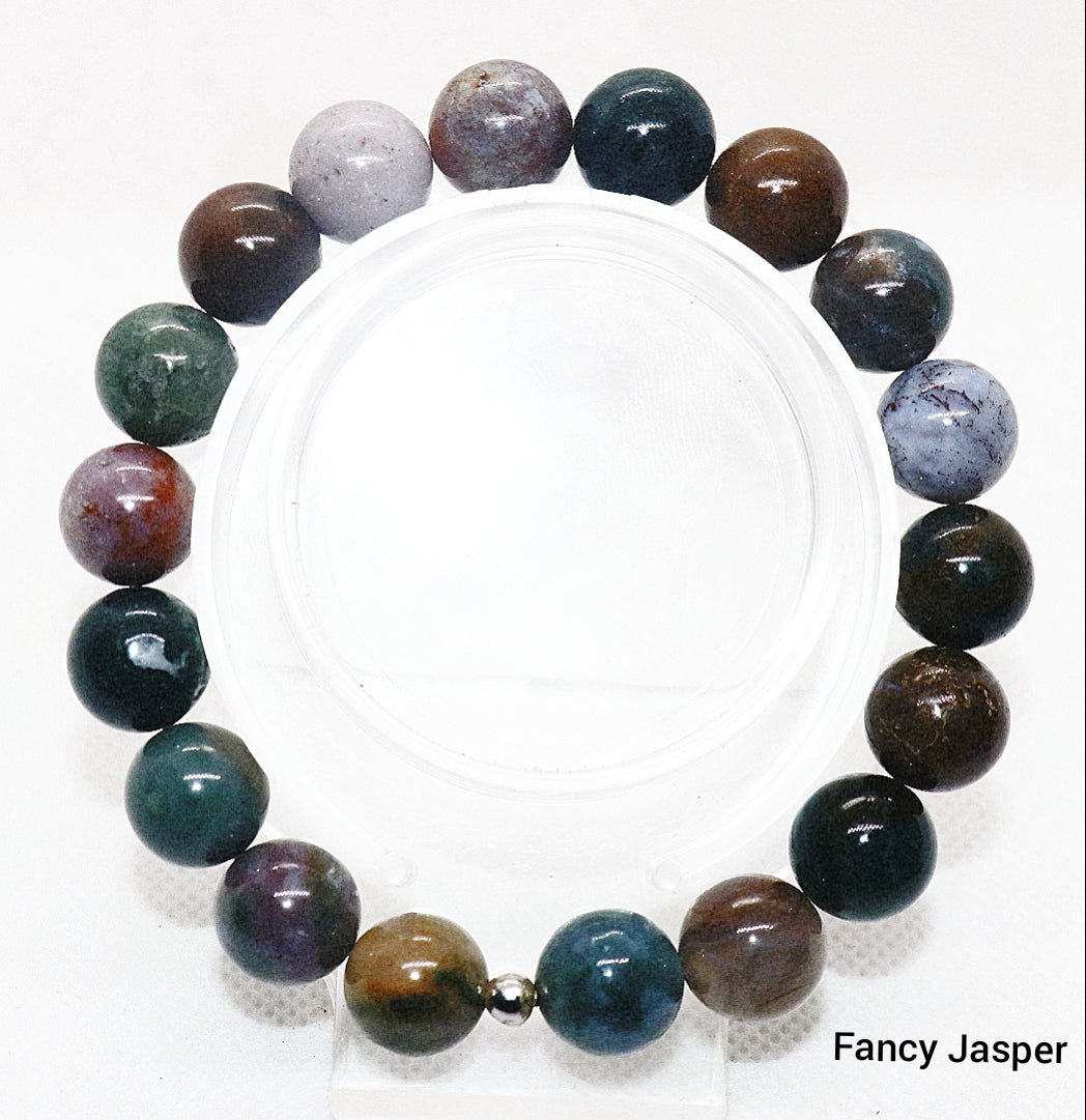 Fancy Jasper Gemstone Bracelet