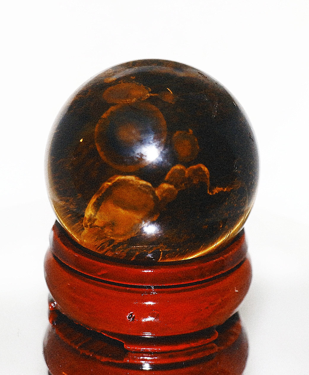 50mm Yellow Tiger's Eye Sphere & Stand