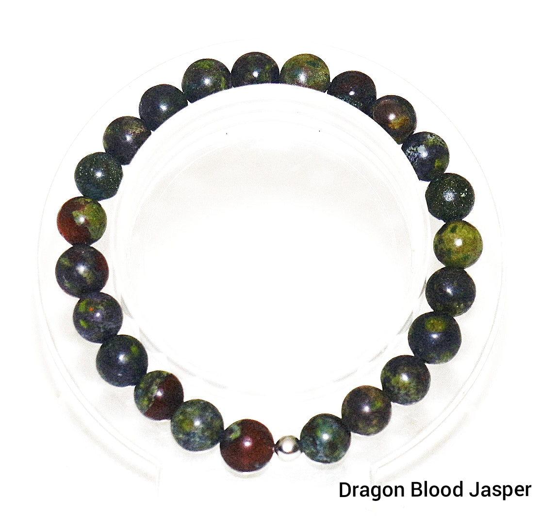 Dragon Blood Jasper Gemstone Bracelet