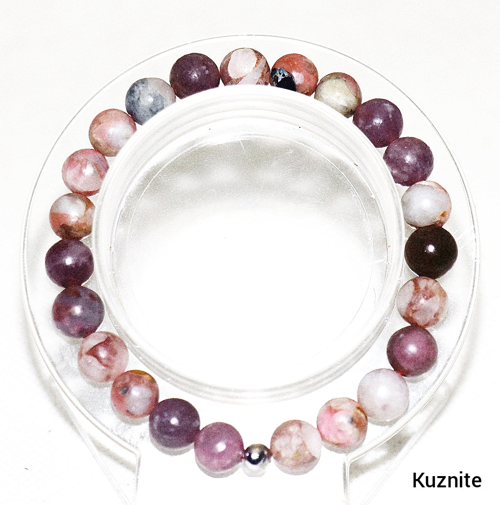 Pulsera de piedras preciosas de kuznita