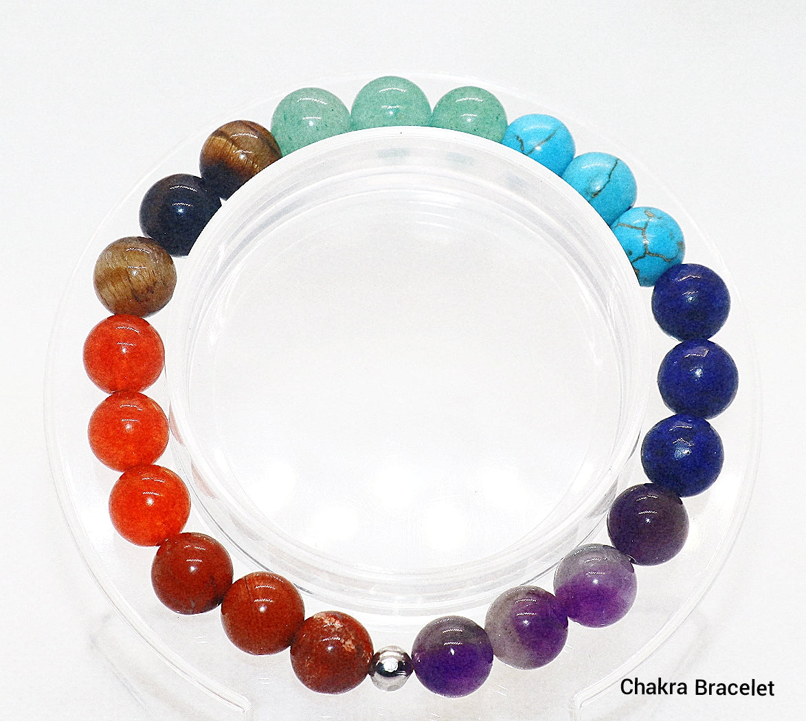 Pulsera de piedras preciosas de los chakras