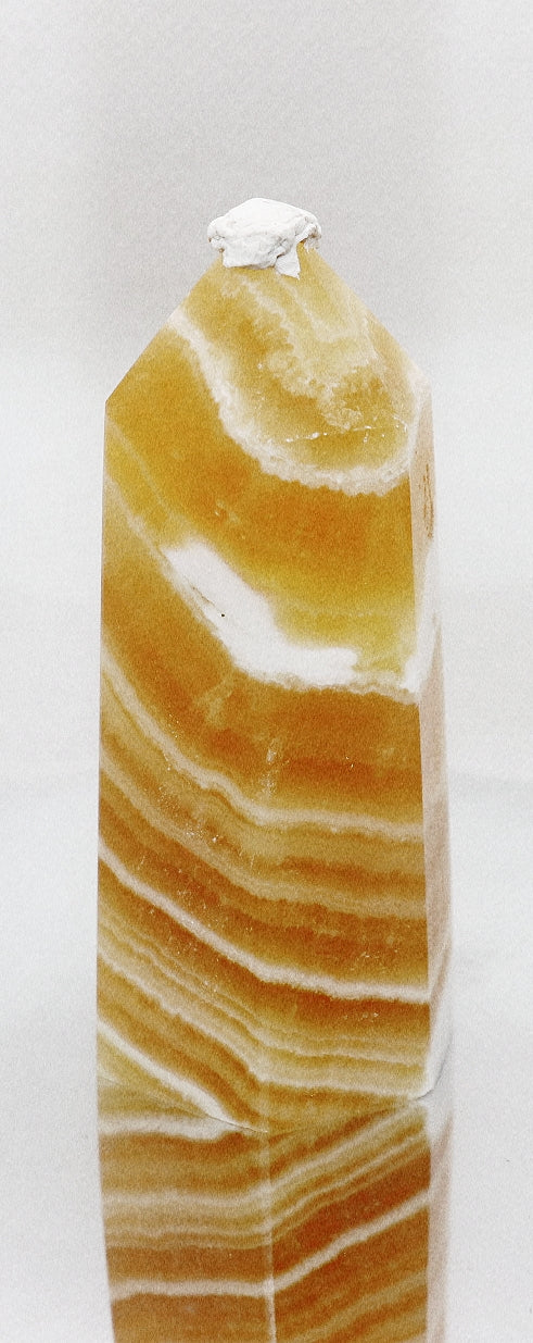 Honey Calcite Gemstone Tower