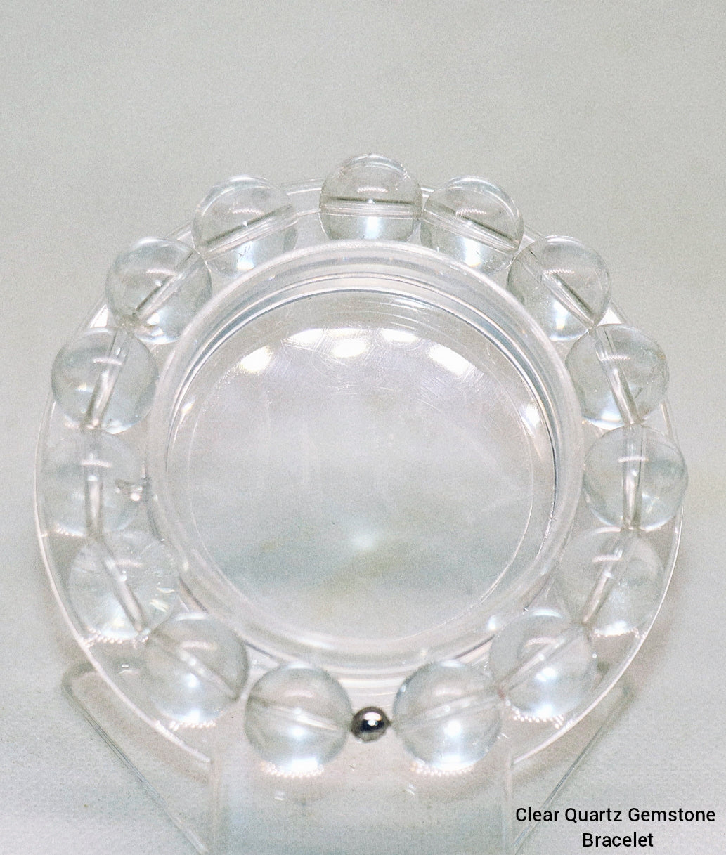Clear Quartz Gemstone Bracelet