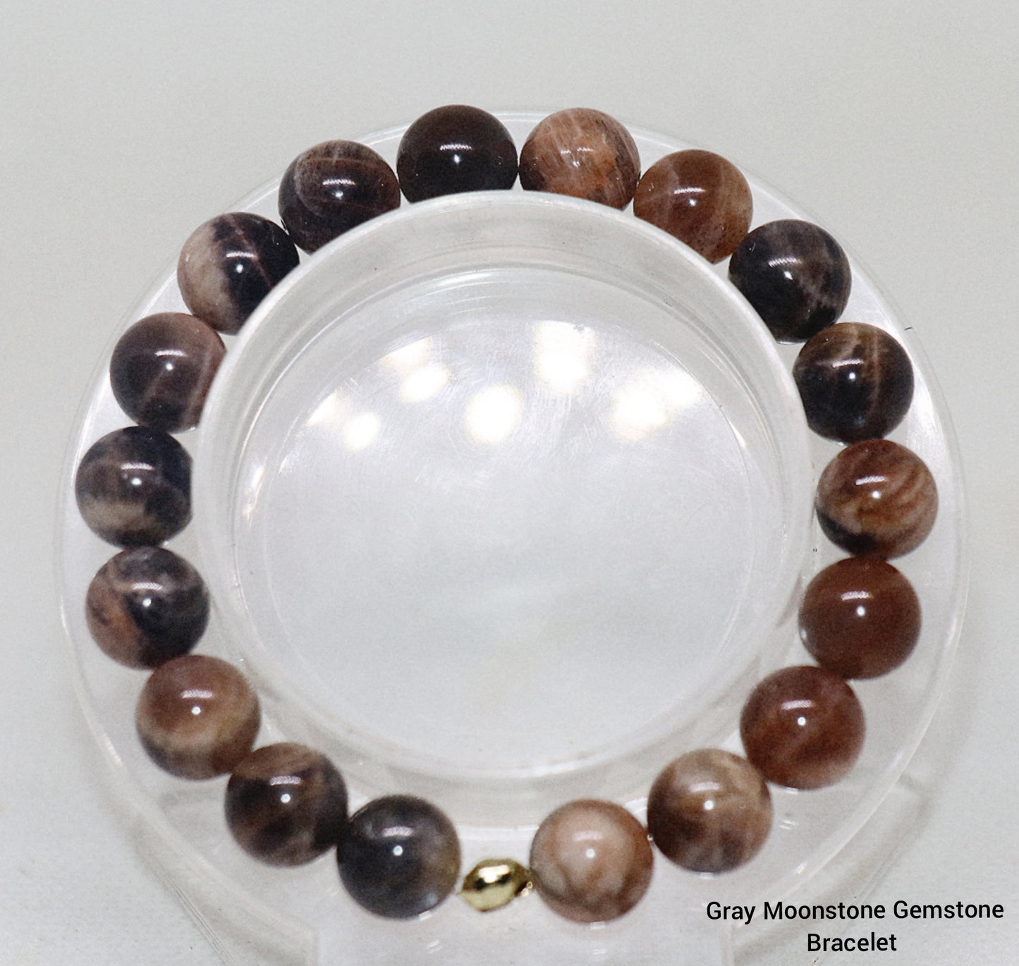 Piedra lunar gris rara