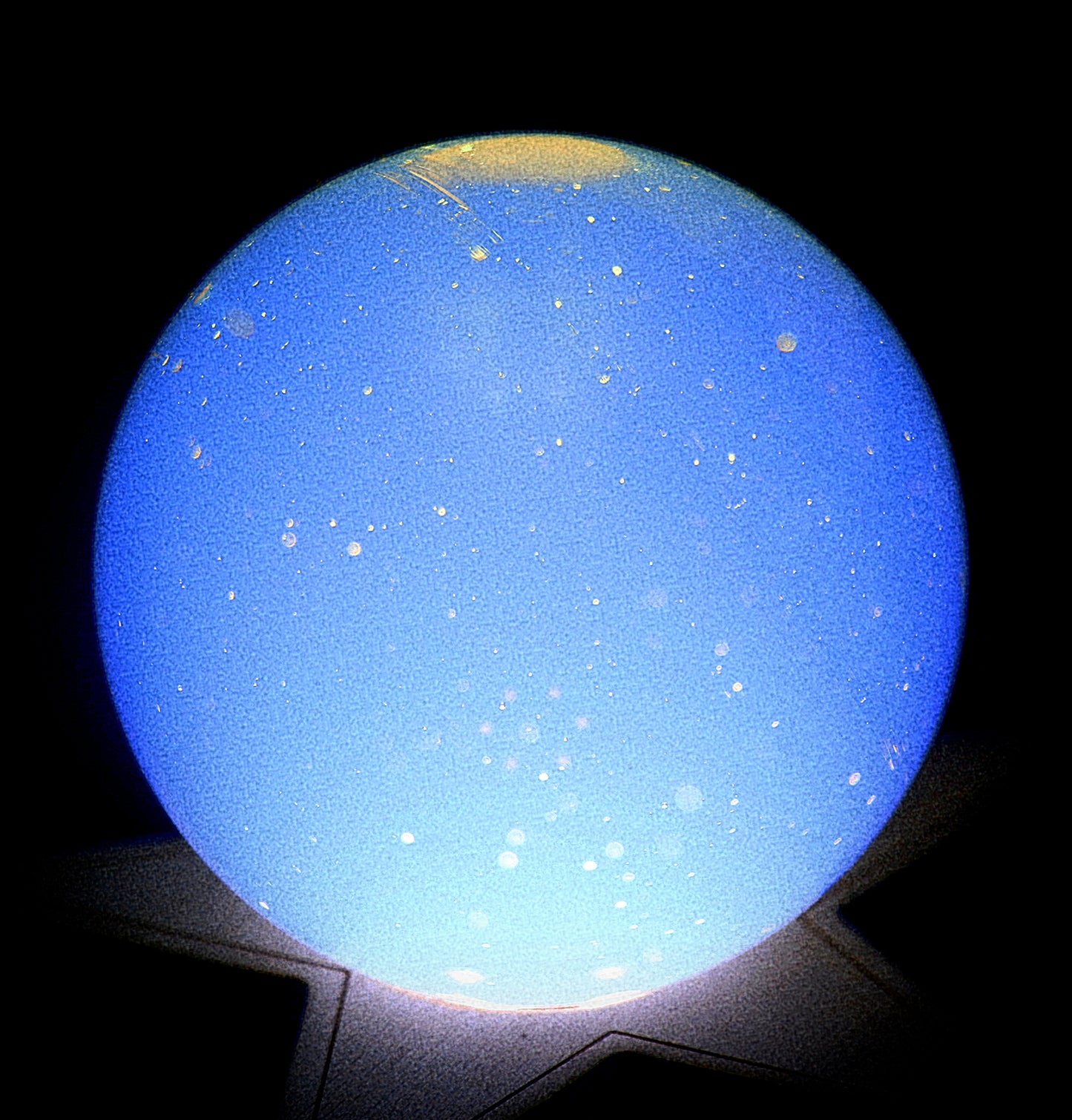 60 - 70mm Opalite Sphere & Light Control Wooden Star Stand