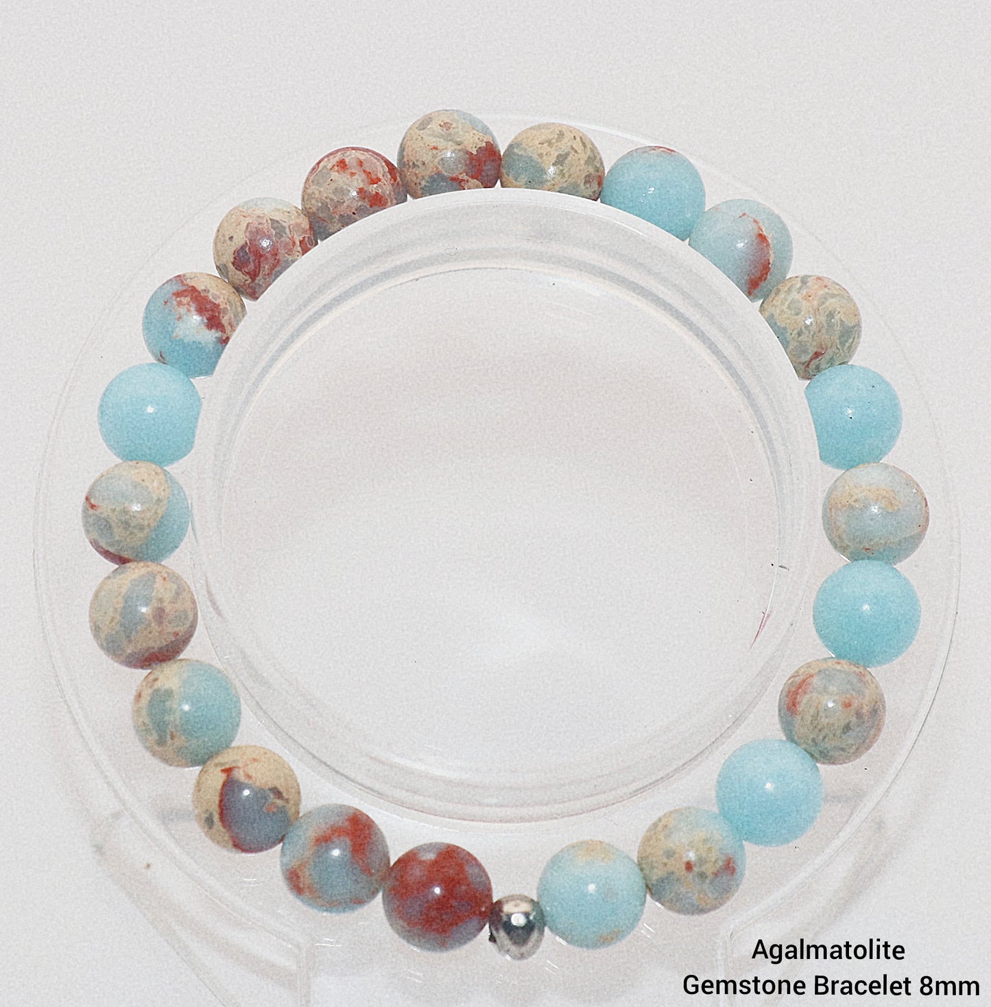 Agalmatolite Gemstone Bracelet