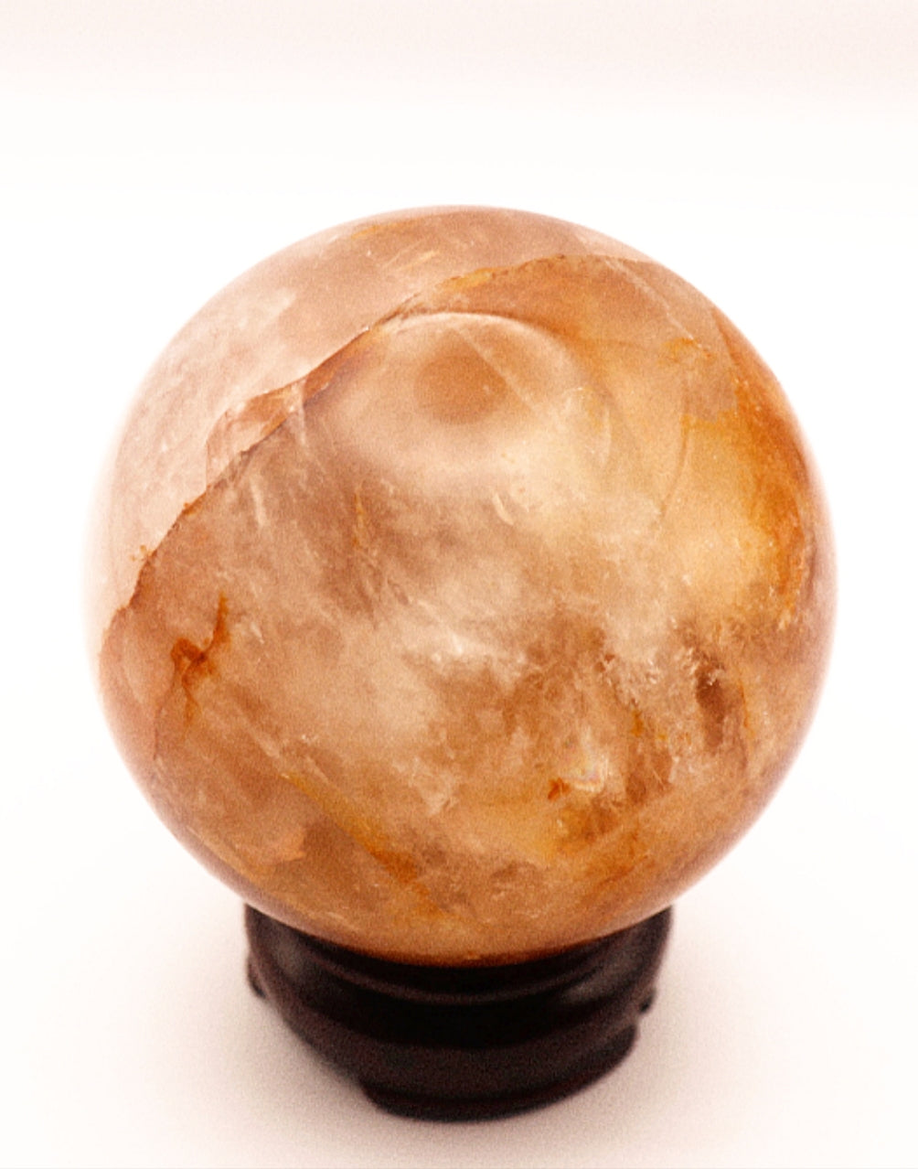 70 - 80mm 73mm - 87mm Rare Golden Healer Gemstone Sphere & Stand