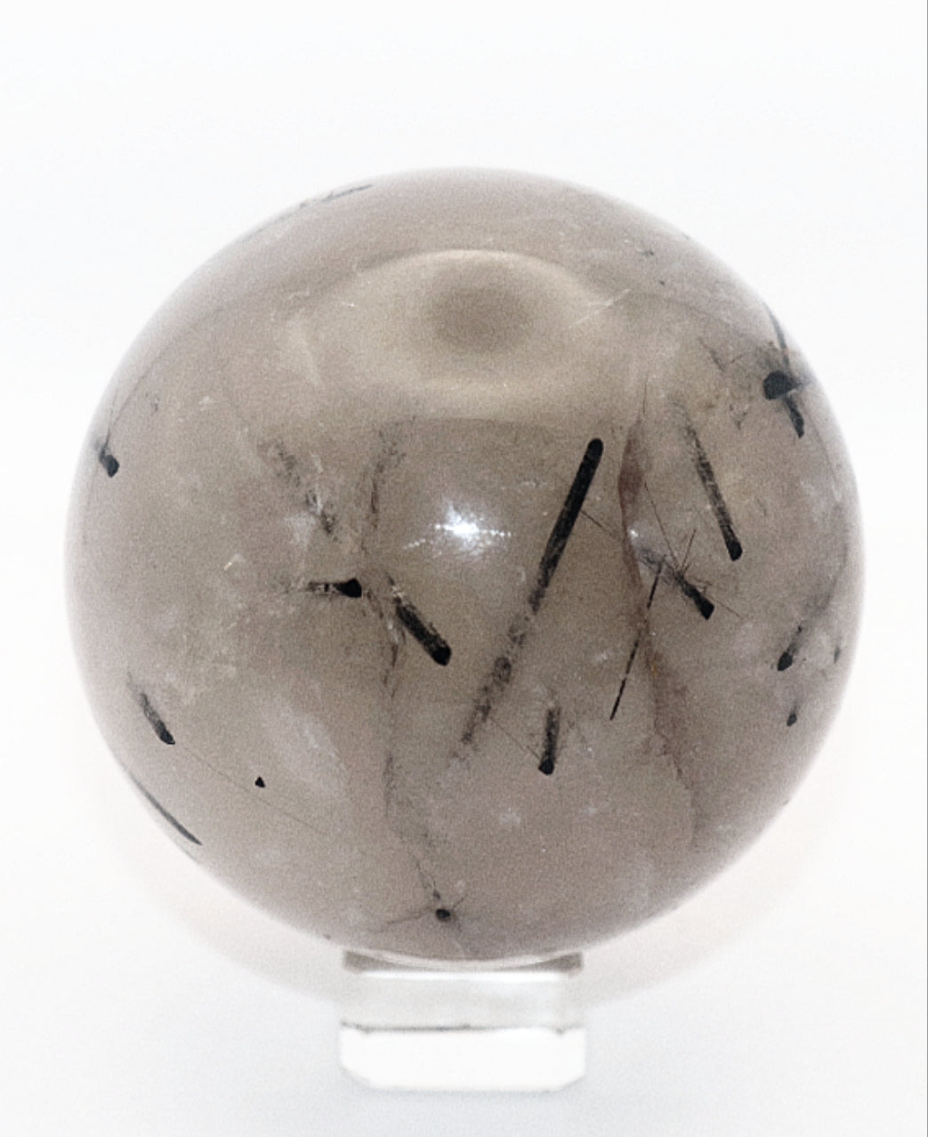 Rare 70 - 80mm 58mm - 78mm - 88mm Black Tourmaline Gemstone Spheres & Stand