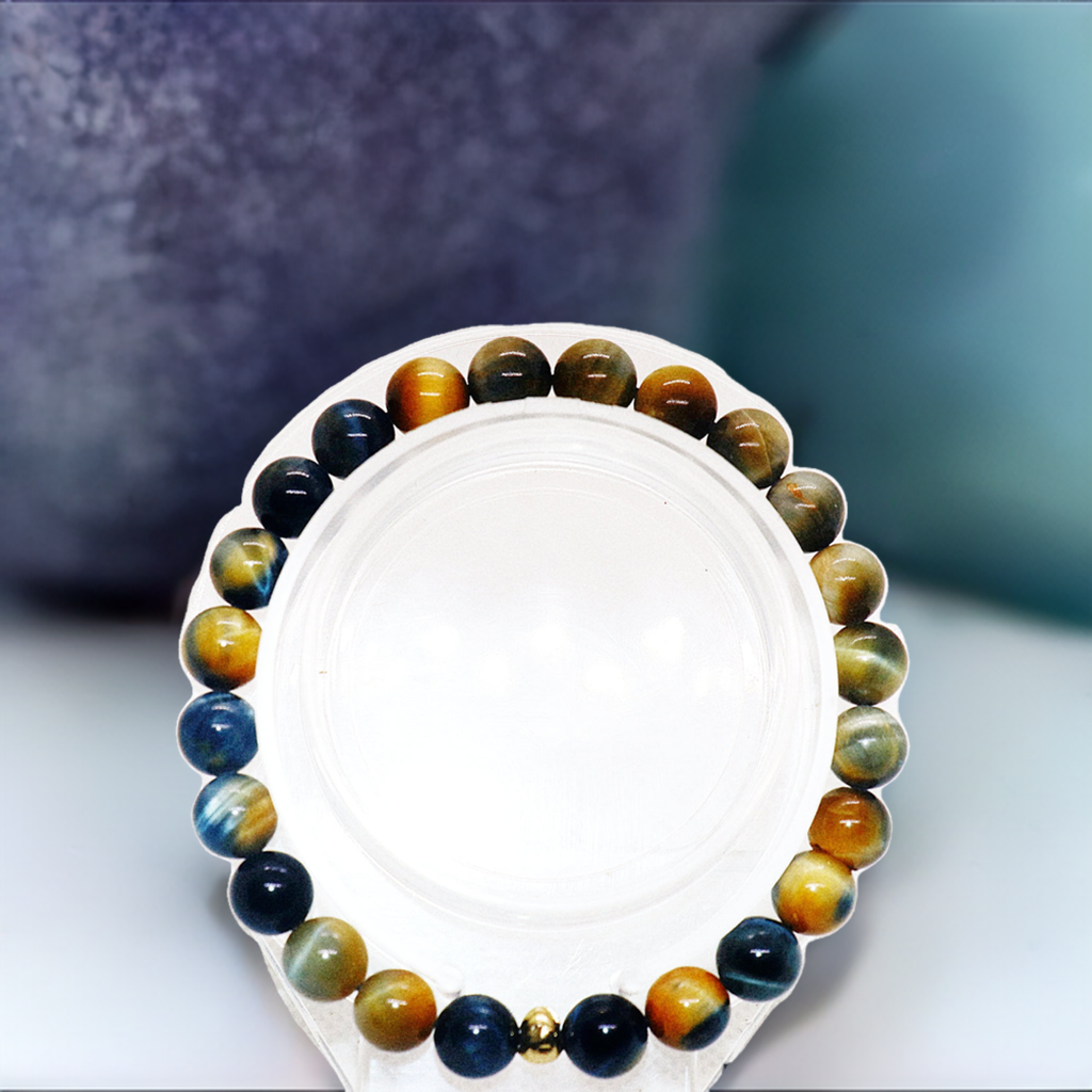 Pulsera Dream de piedras preciosas de ojo de tigre
