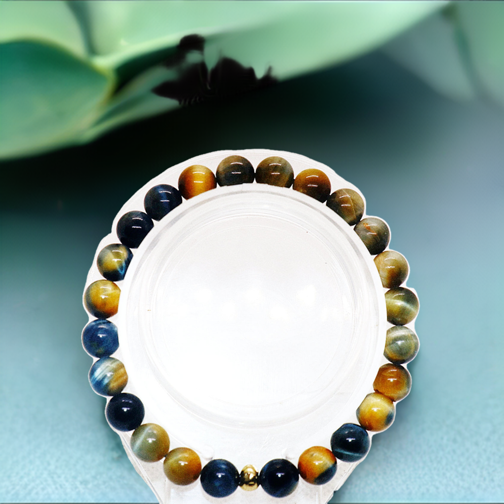 Pulsera Dream de piedras preciosas de ojo de tigre