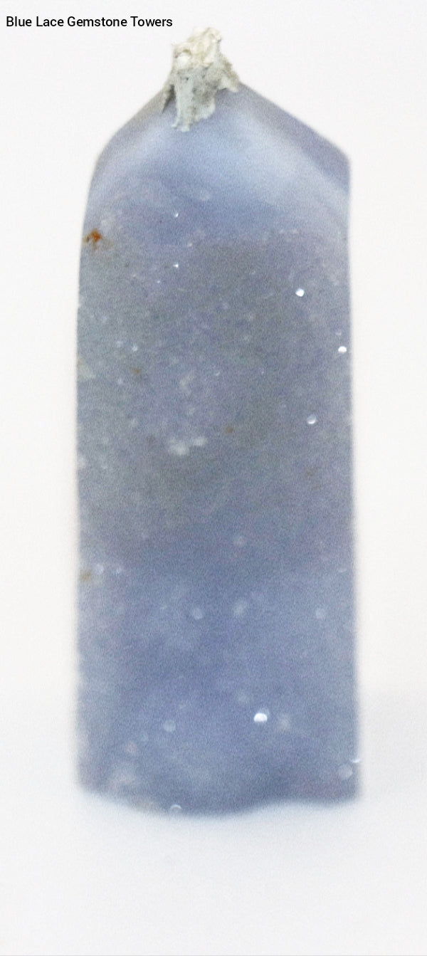 Blue Lace Agate Gemstone Towers