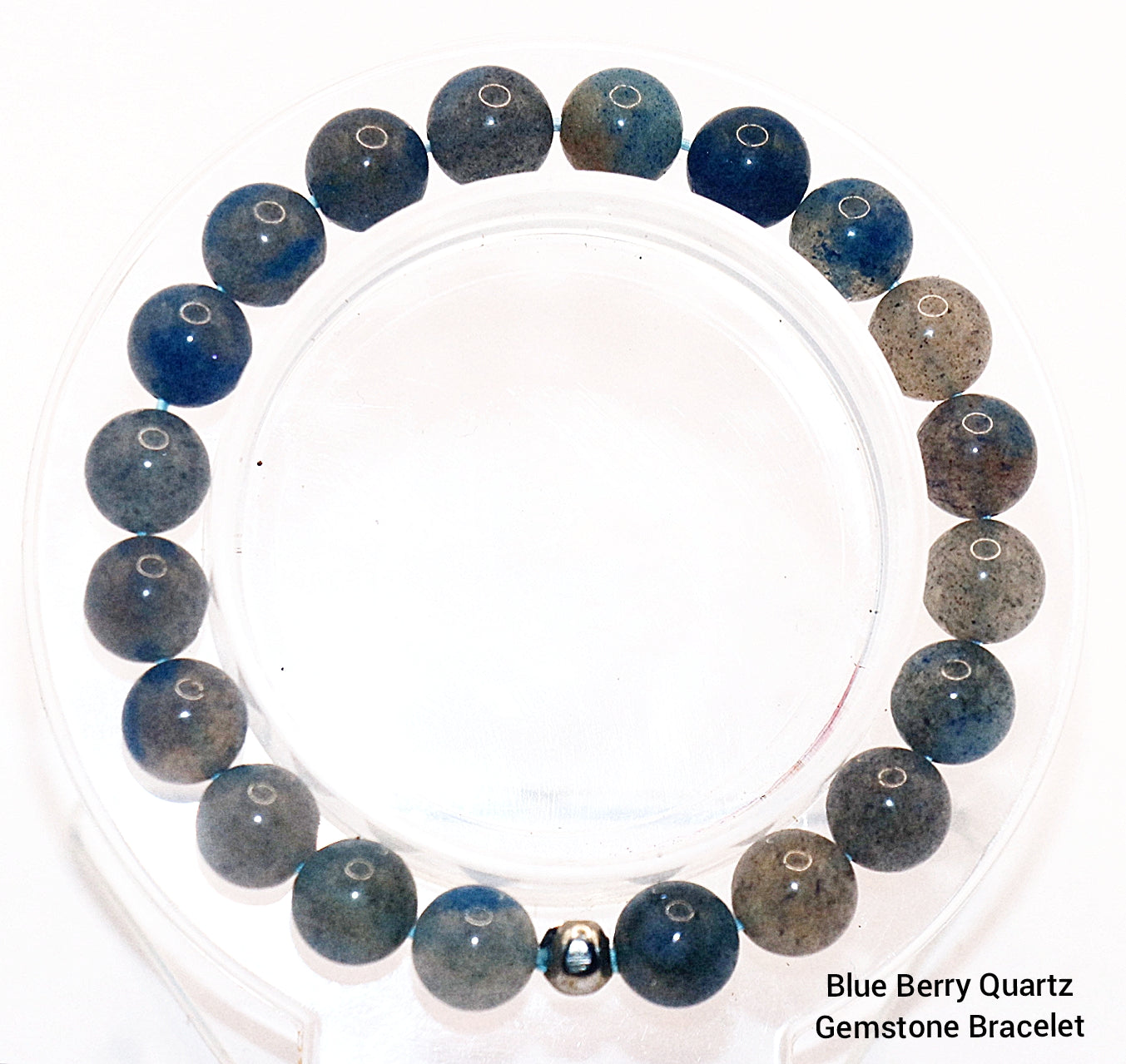 Blue Berry Quartz Gemstone Bracelet