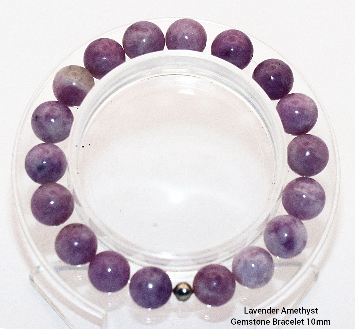 Lavender Amethyst Gemstone Bracelet