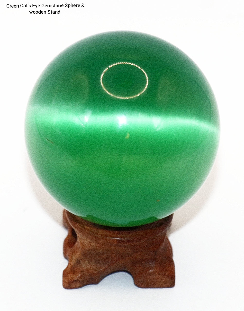 Pulsera de piedras preciosas de ojo de gato verde