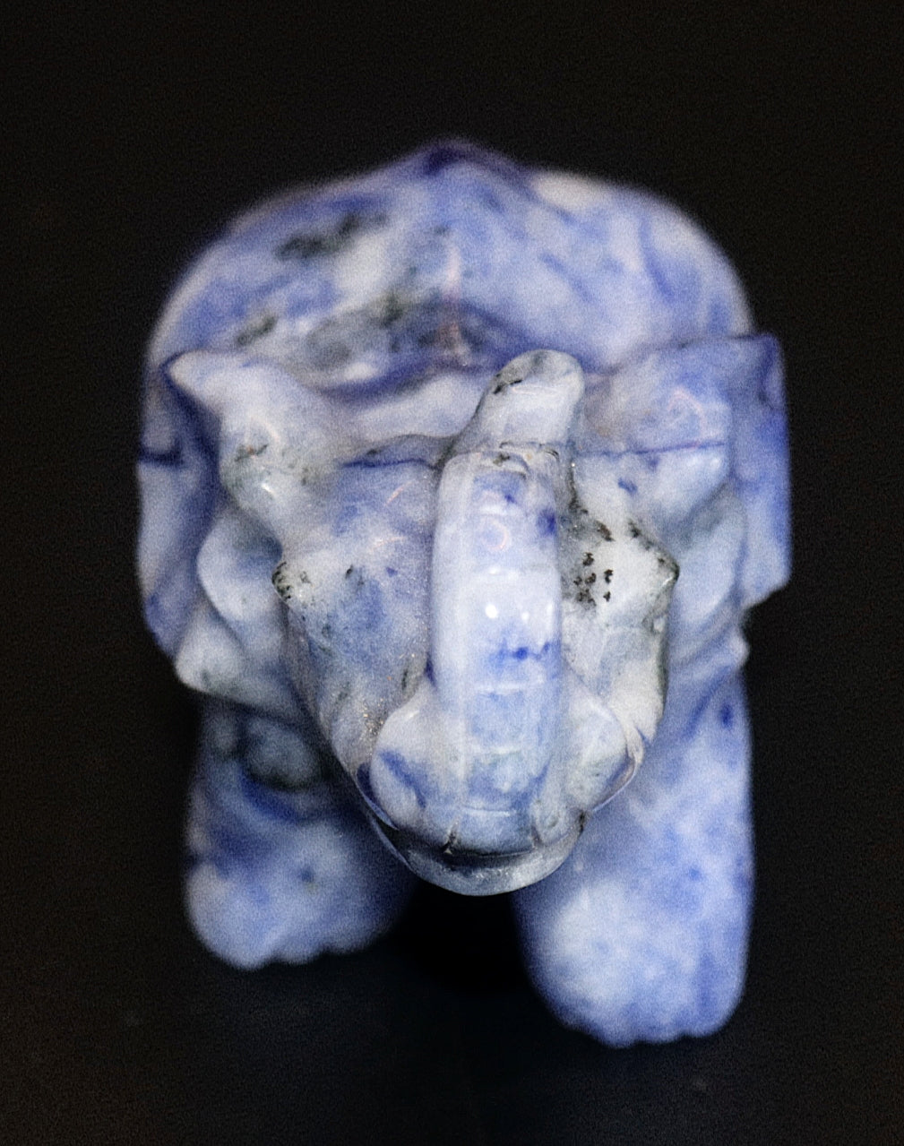 Sodalite Carved Elephant Gemstone
