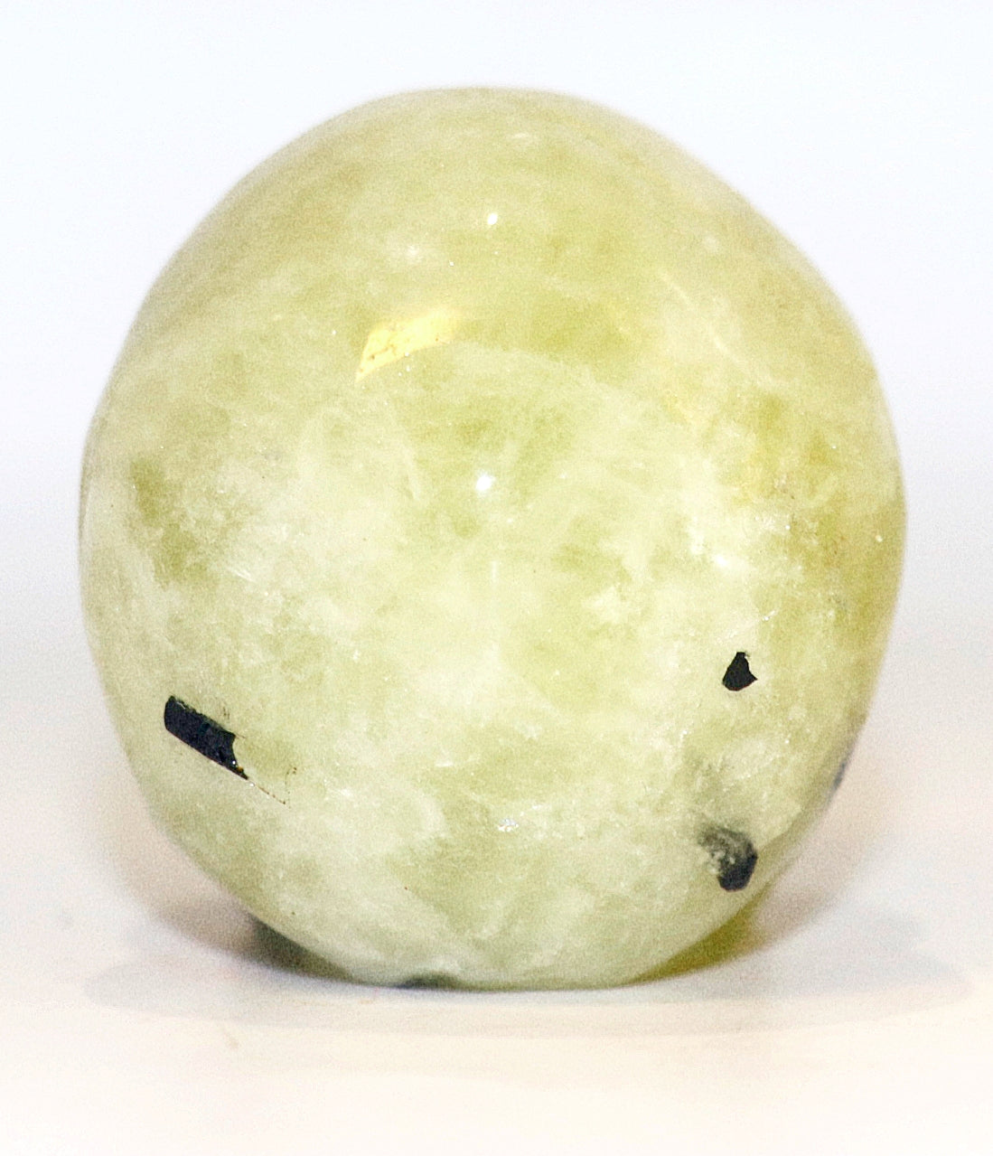 Rare Yellow Citrine Fussed With Black Tourmaline Gemstone Curved Skulls