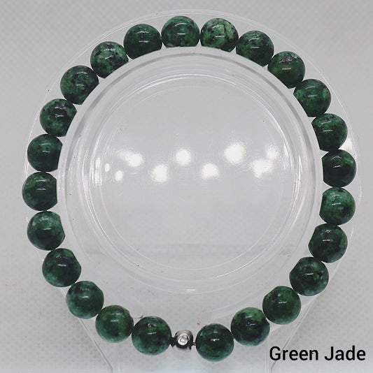 Green Jade Gemstone Bracelet