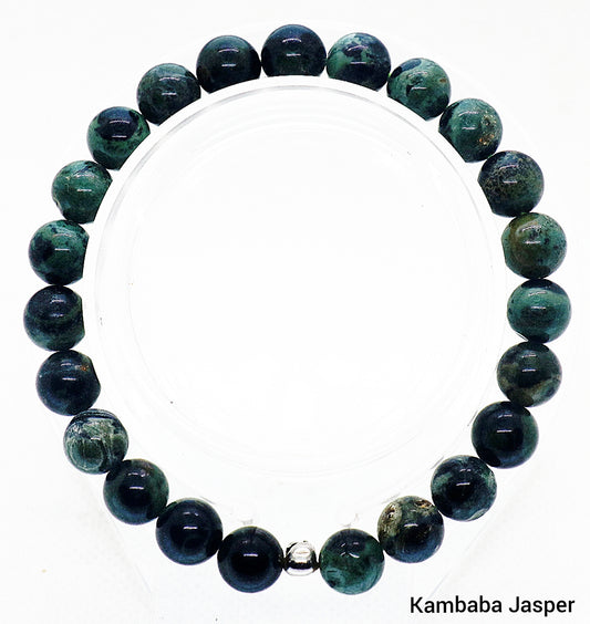 Kambaba Jasper Gemstone Bracelet