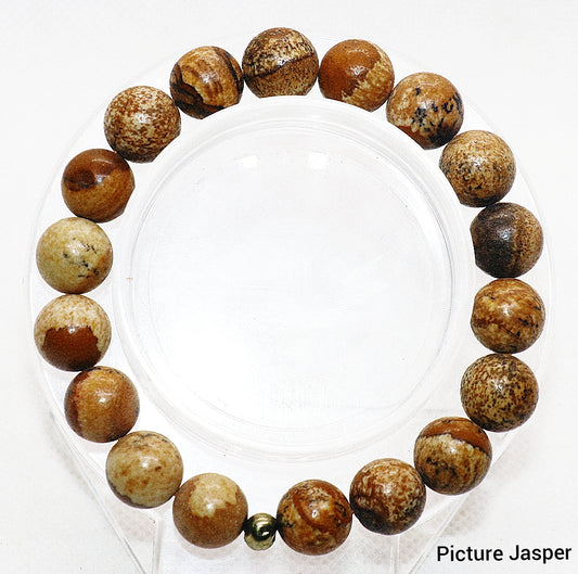 Picture Jasper Gemstone Bracelet