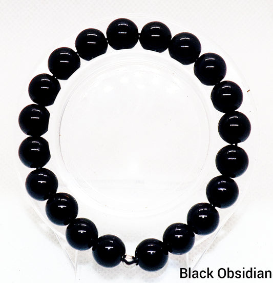 Black Obsidian Gemstone Bracelet