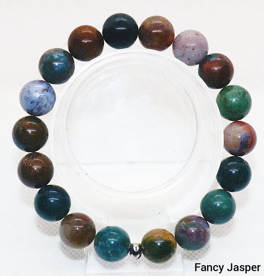 Fancy Jasper Gemstone Bracelet