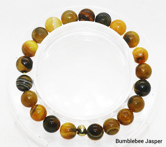 Bumblebee Jasper Gemstone Bracelet