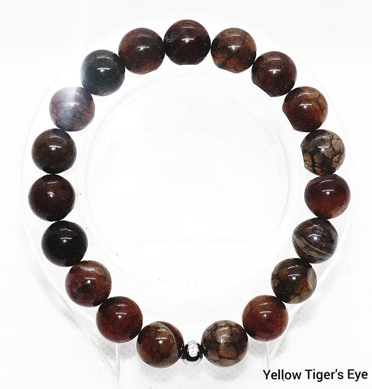 Yellow Tiger's Eye Gemstone Bracelet