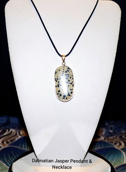 Dalmatian Jasper Pendant & Necklace