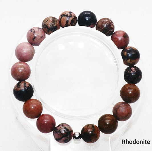 Rhodonite Gemstone Bracelet