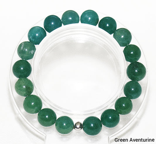 Green Adventurine Gemstone Bracelet