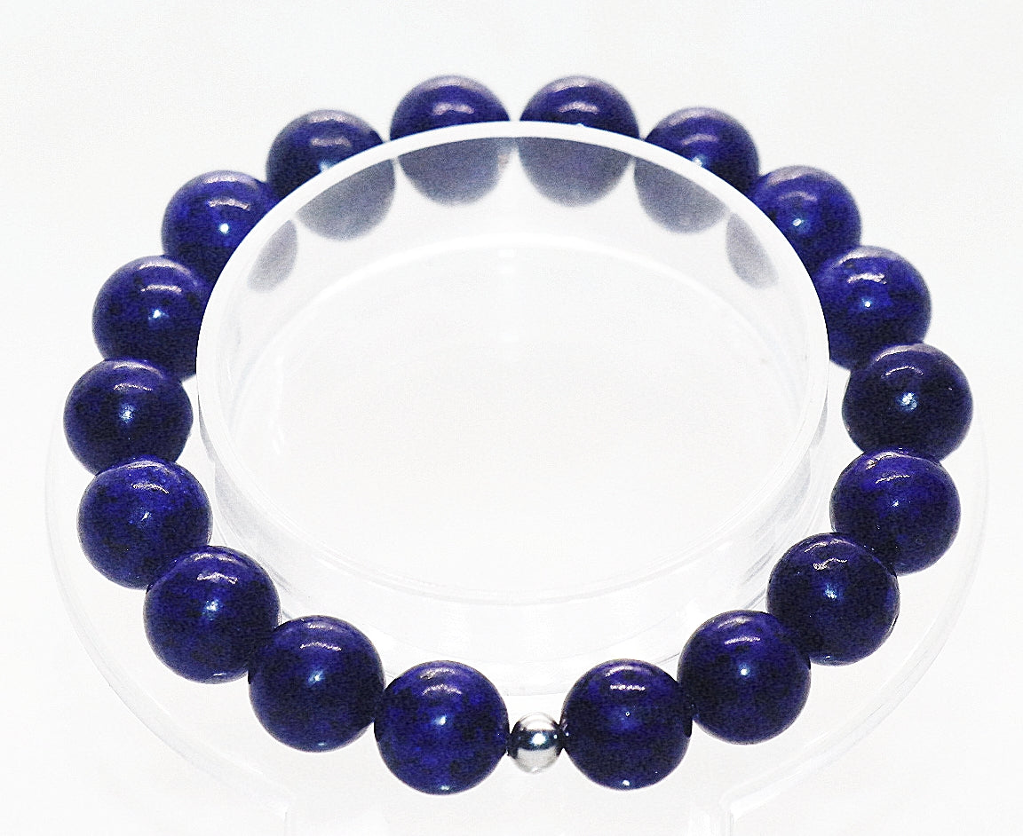 Blue Lapis Lazuli Gemstone Bracelet