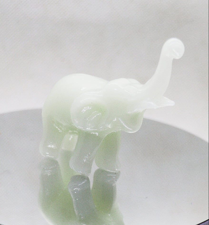 Light Green Elephant Statue