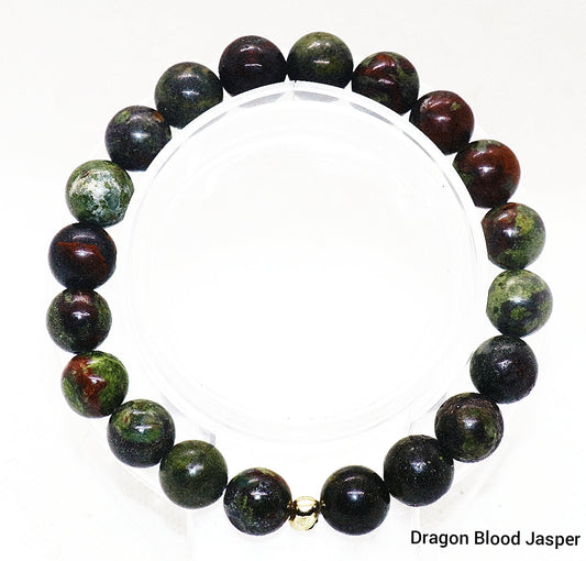 Dragon Blood Jasper Gemstone Bracelet