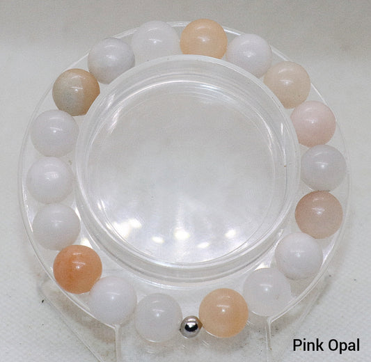 Pink Opal Gemstone Bracelet