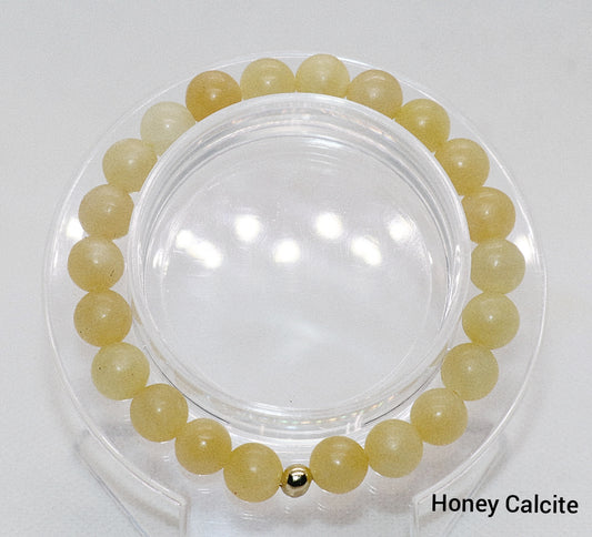 Honey Calcite Gemstone Bracelet