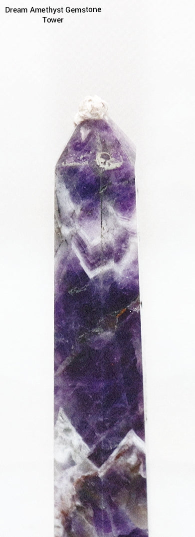 Dream Purple Amethyst Gemstone Tower