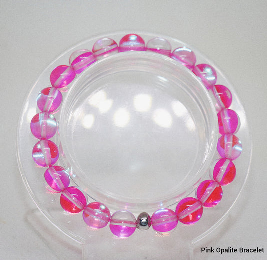 Dark Pink Opalite Bracelet