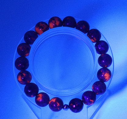 Yooperlite UV Light Shine Gemstone Bracelet