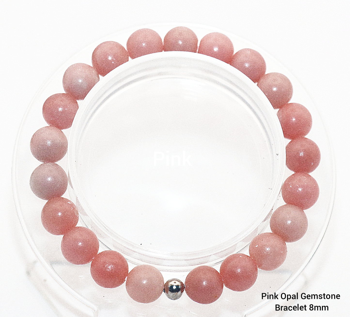 Pink Opal Gemstone Bracelet