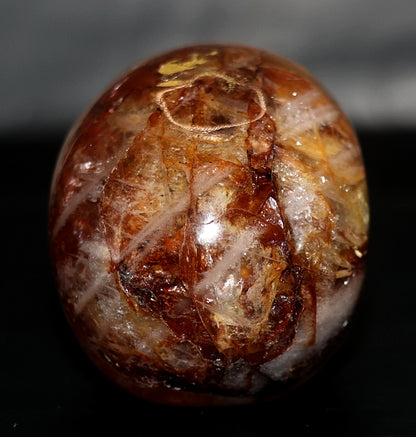 Golden Healer Gemstone Carved Skull