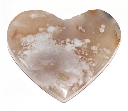 Amethyst Curved Heart Gemstone & Heart Stand